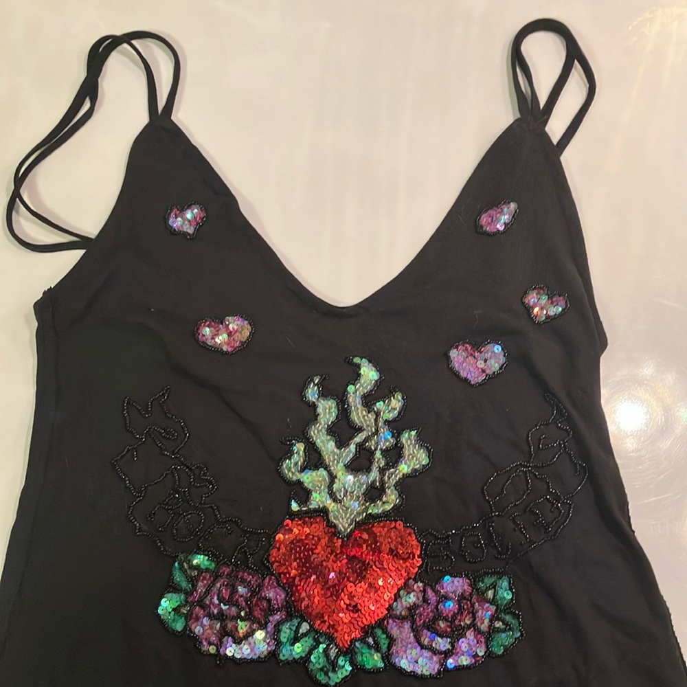 Sexy Sequined Women's Tank Top